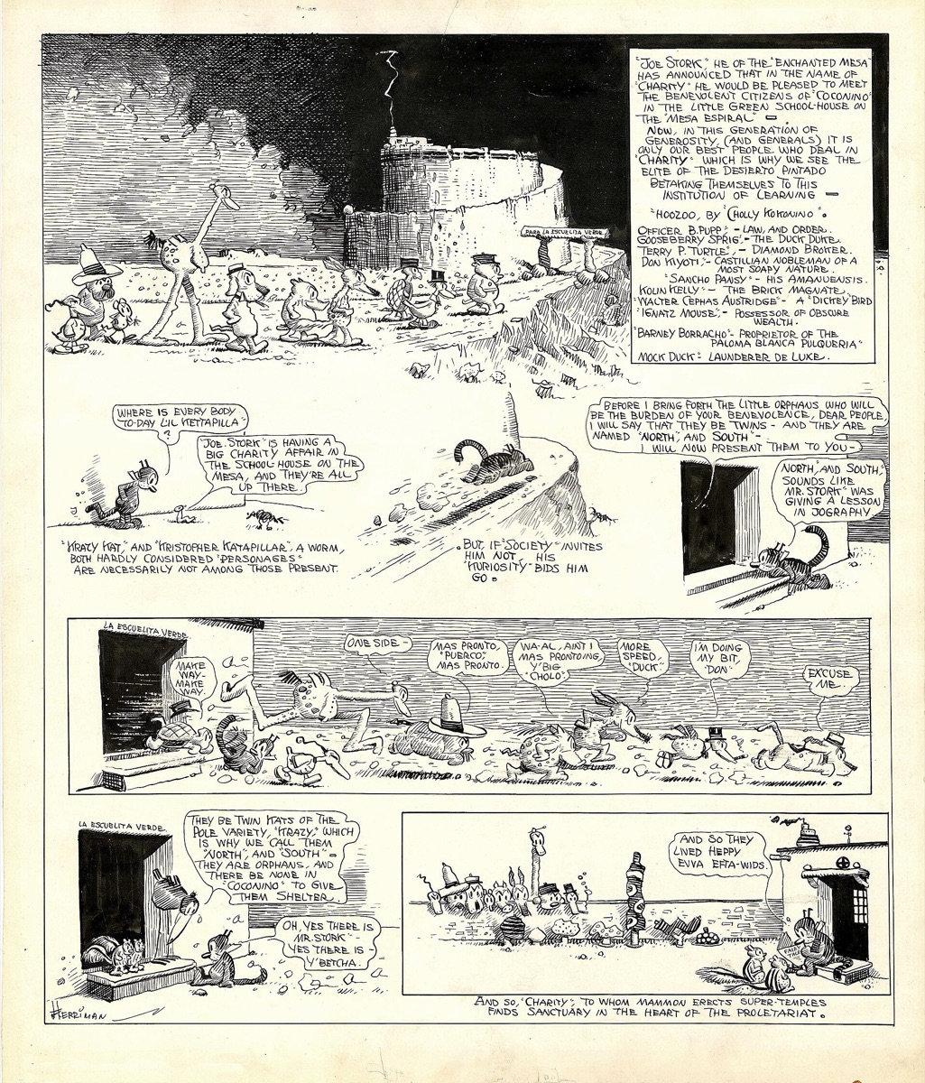 A Krazy Kat Sunday page from 1918.